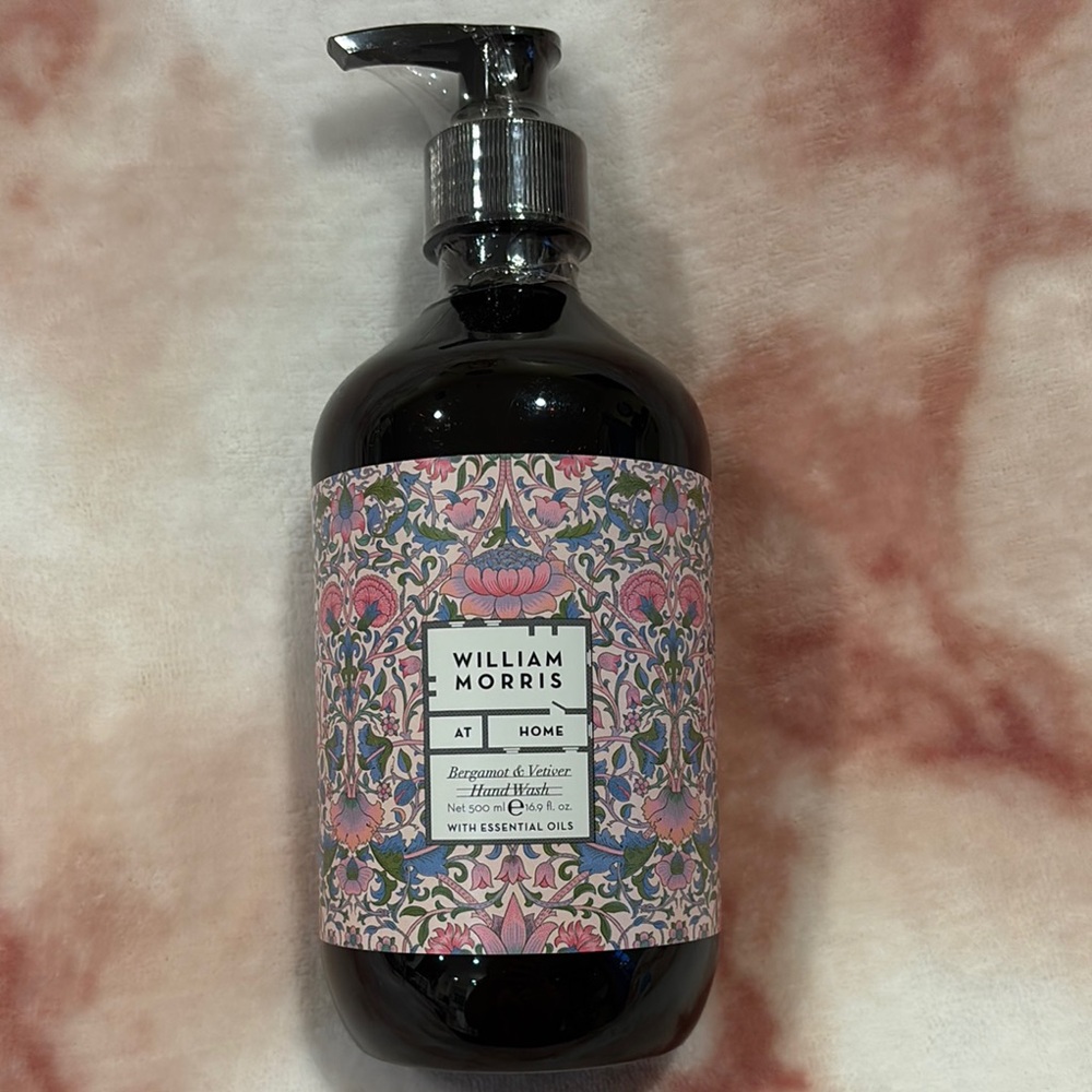 William Morris Co At Home Scented Bergamot & Vetiver Luxury Hand Wash16.9 NWT UK
